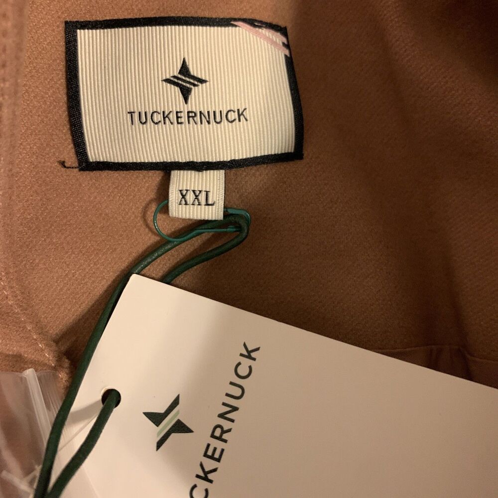 TUCKERNUCK Womens Camel Emerson Coat Dress XXL Career Office Minimalist Preppy - Picture 11 of 16